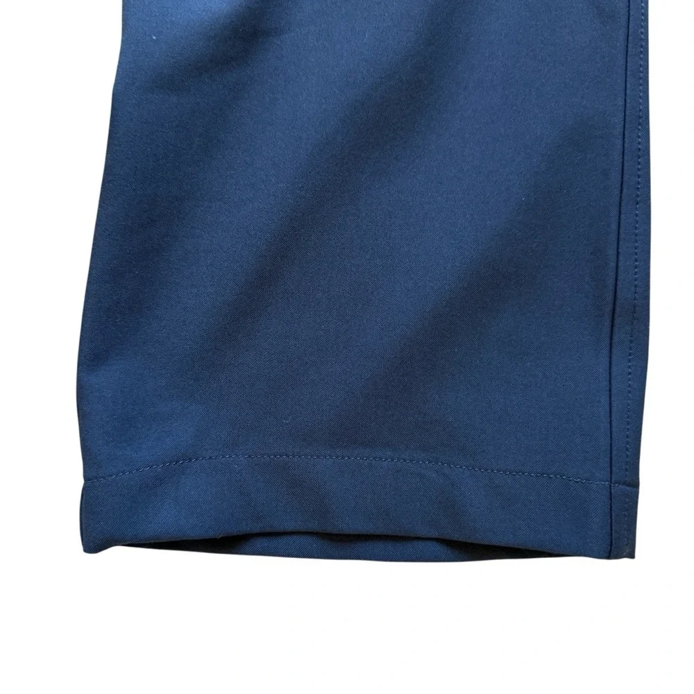 Dunning Golf Performance Stretch Chino Pants Mens 32x32 Navy Blue Flat Front